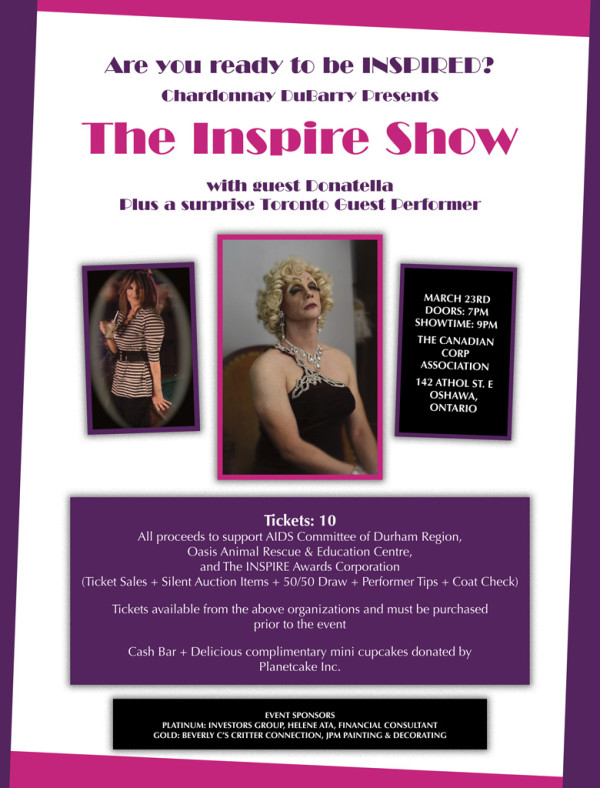 The Inspire Show poster - An Oshawa Event