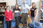 Centennial College Students present fundraising cheque to Oasis Animal Rescue staff