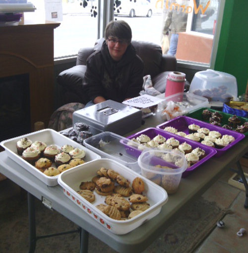 Oasis Animal Rescue bake sale photos